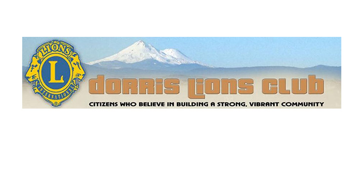 Dorris Lions Club, citizens who believe in Building a Strong, Vibrant Community